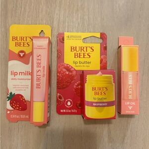 Burt’s Bees - NIB Lip Milk, Lip Butter, Lip Oil